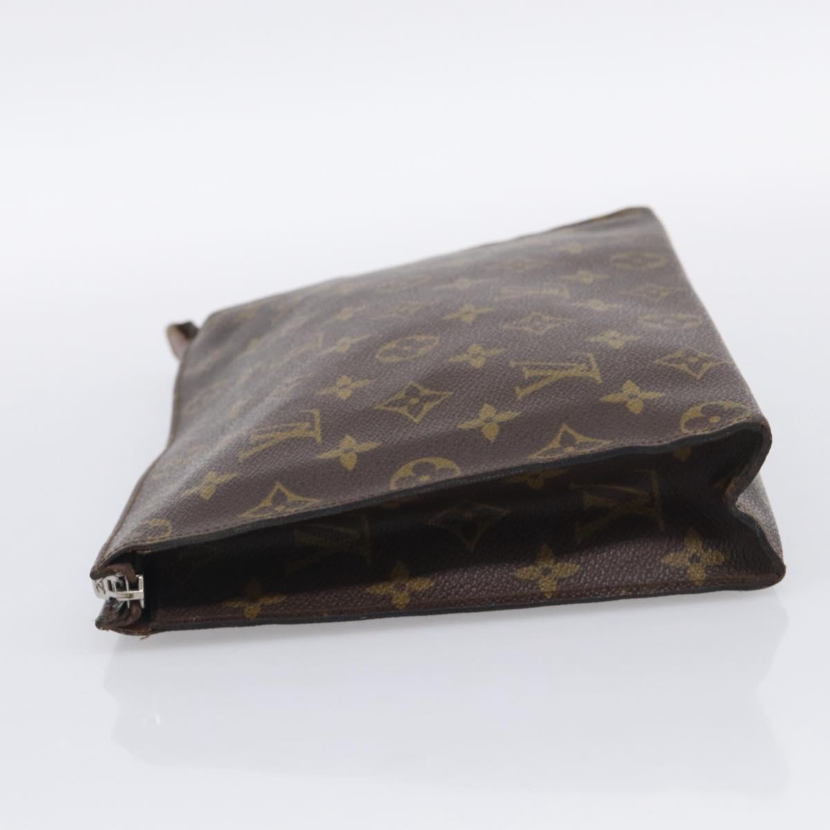 LOUIS VUITTON Monogram Poche Toilette 26 Pouch M47542 LV Auth 215212