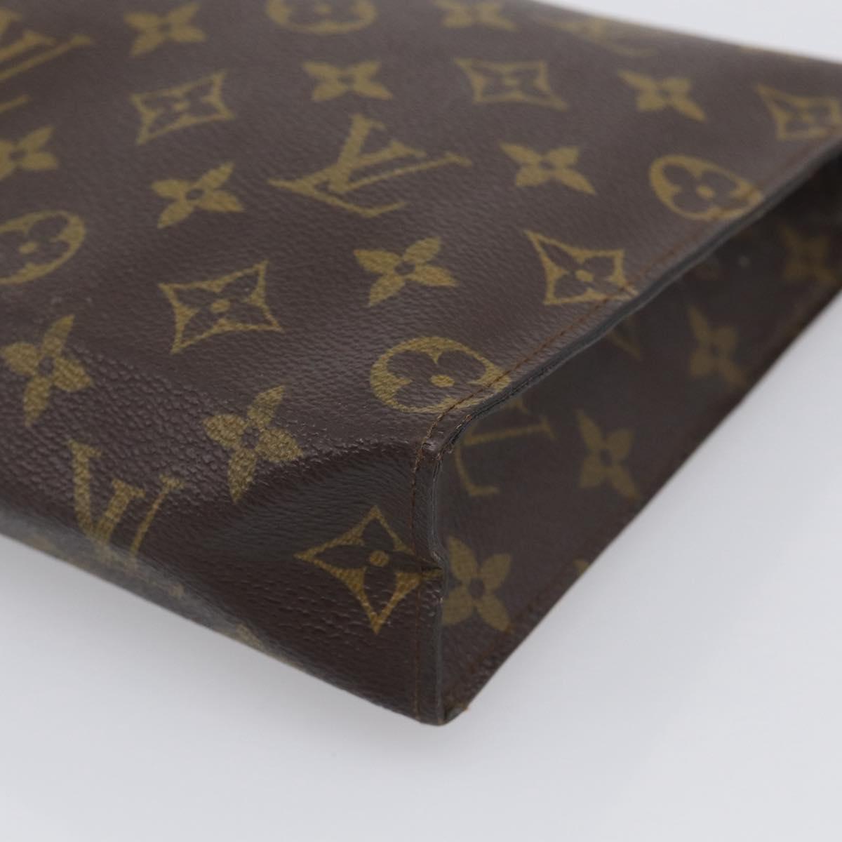 LOUIS VUITTON Monogram Poche Toilette 26 Pouch M47542 LV Auth 215212
