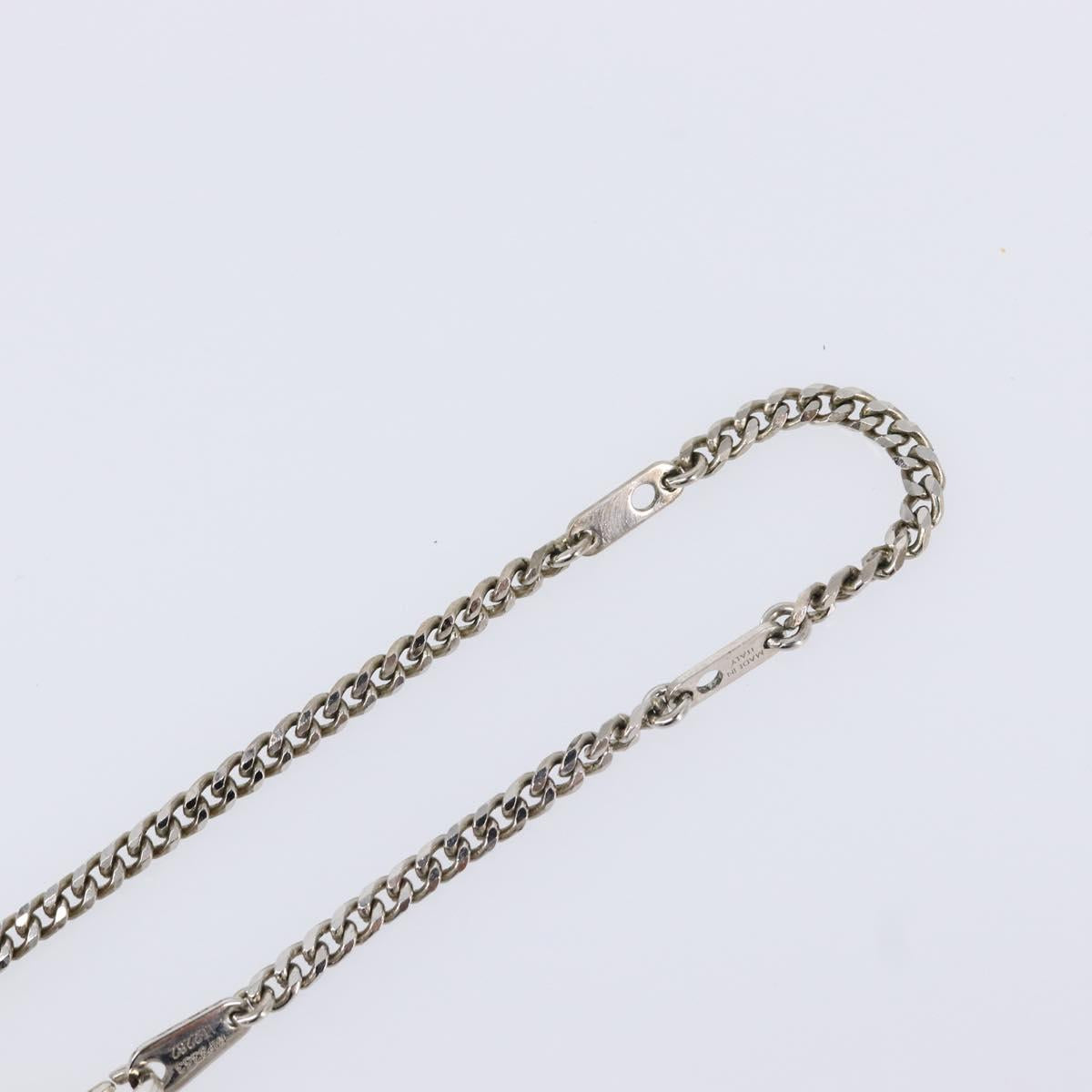 LOUIS VUITTON Collier LV Psychedelic Necklace Silver MP3353 LV Auth 215218M