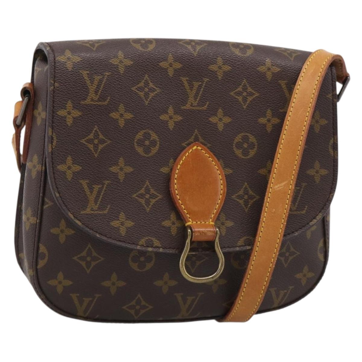 LOUIS VUITTON Monogram Saint Cloud GM Shoulder Bag M51242 LV Auth 215385A