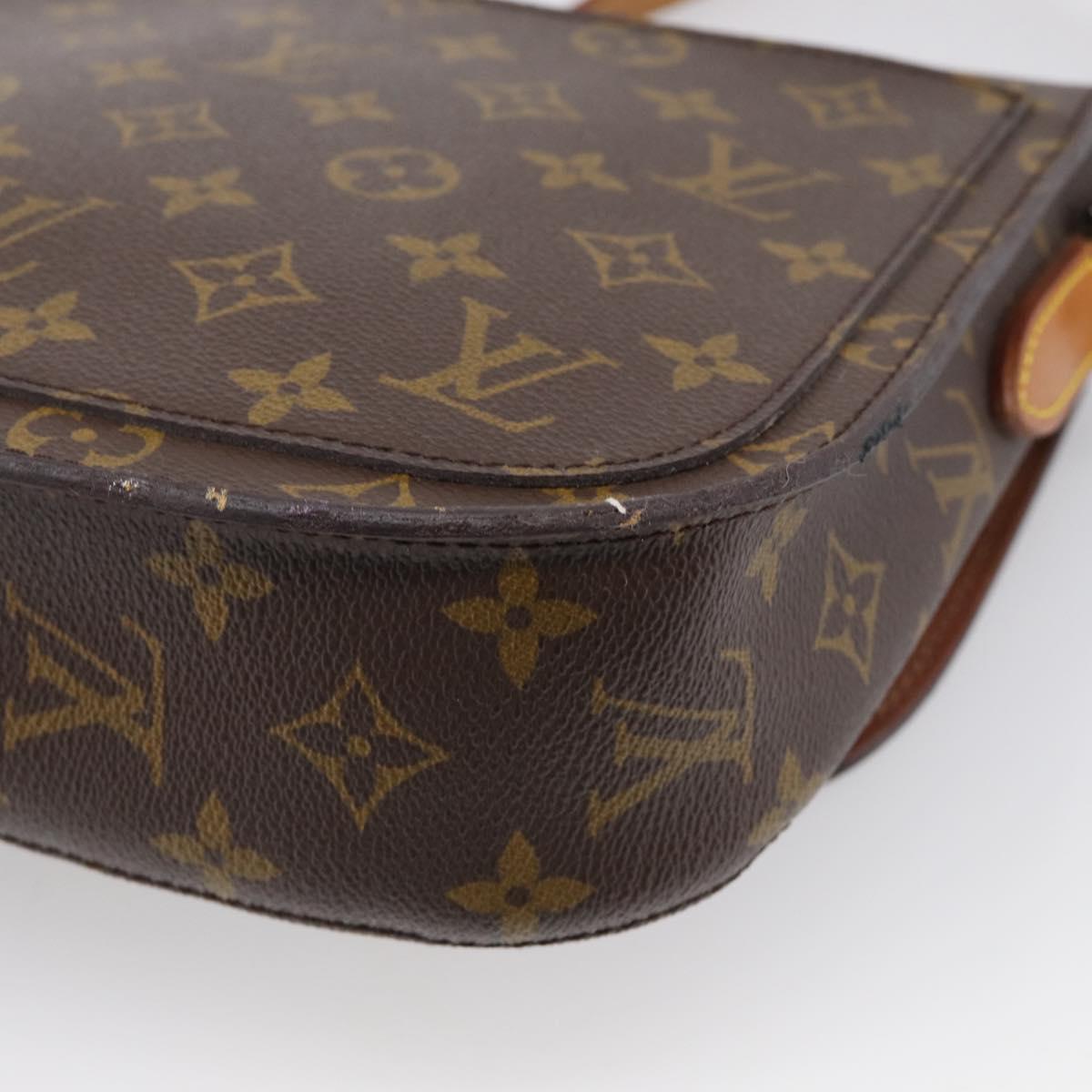 LOUIS VUITTON Monogram Saint Cloud GM Shoulder Bag M51242 LV Auth 215385A