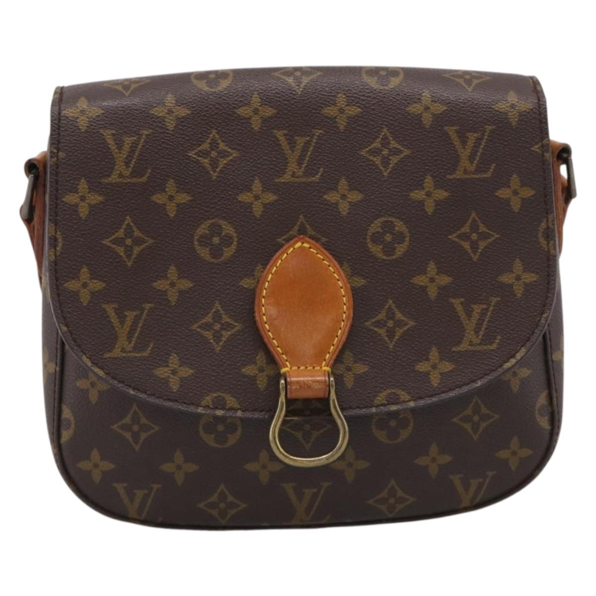 LOUIS VUITTON Monogram Saint Cloud GM Shoulder Bag M51242 LV Auth 215385A