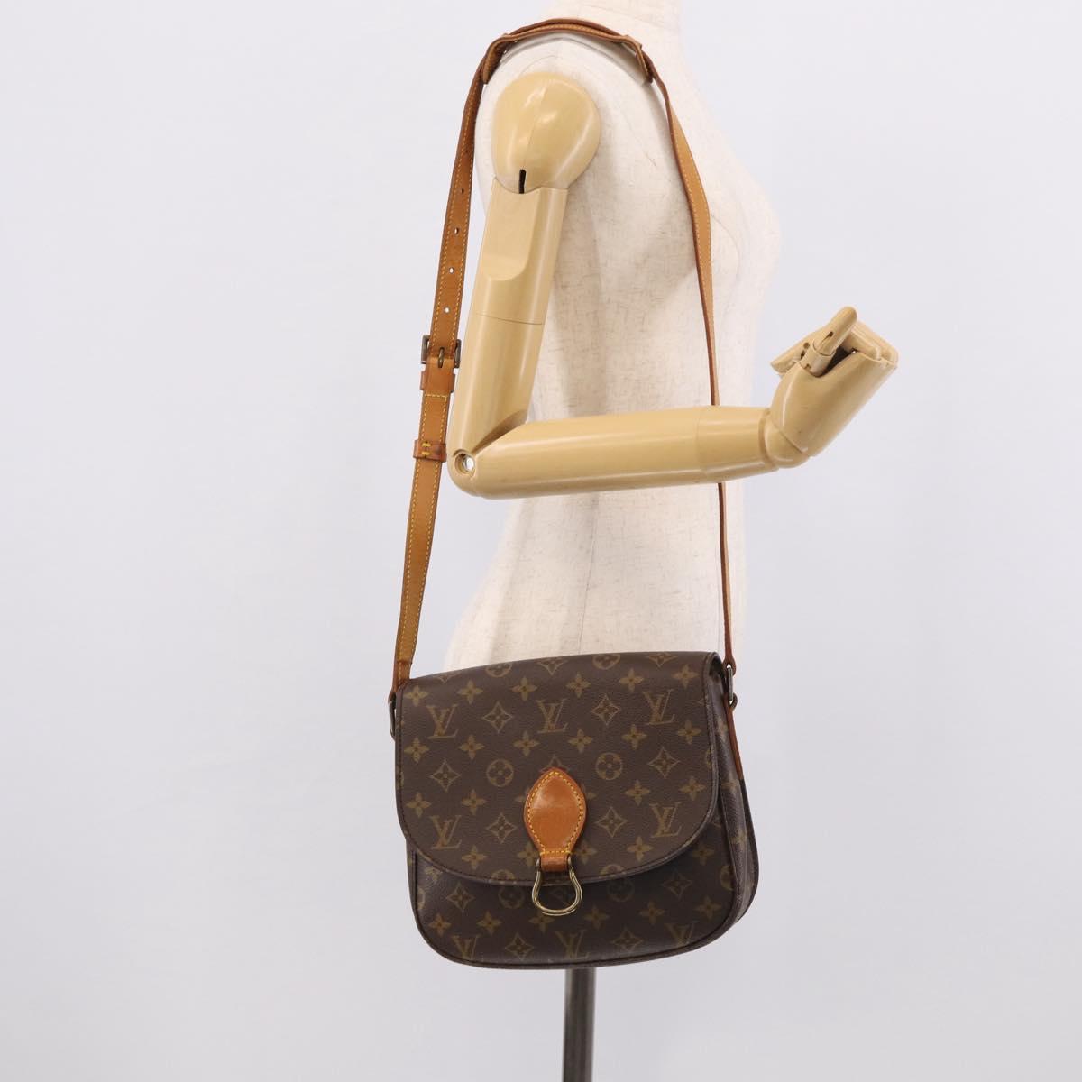 LOUIS VUITTON Monogram Saint Cloud GM Shoulder Bag M51242 LV Auth 215385A