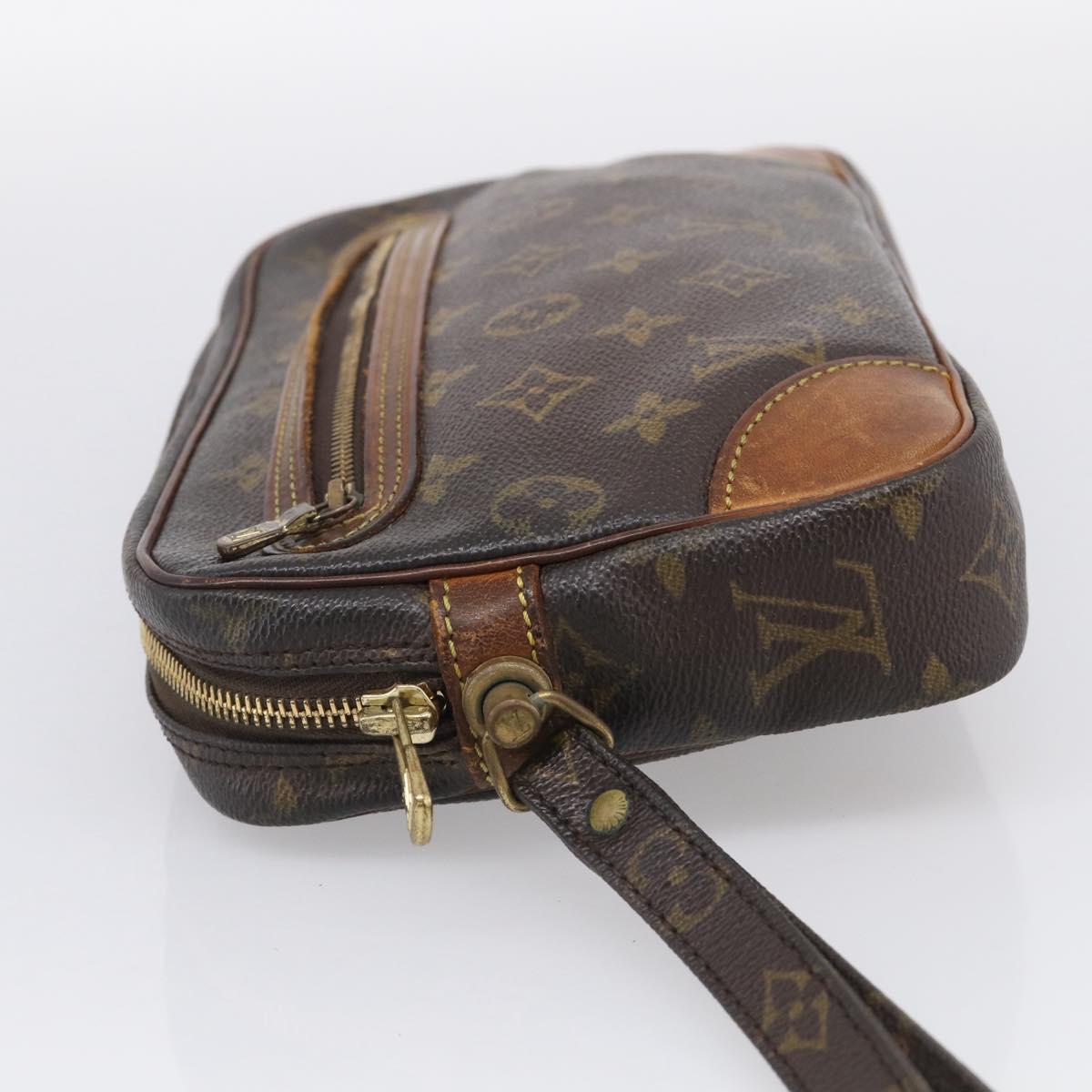 LOUIS VUITTON Monogram Marly Dragonne GM Clutch Bag M51825 LV Auth 215391
