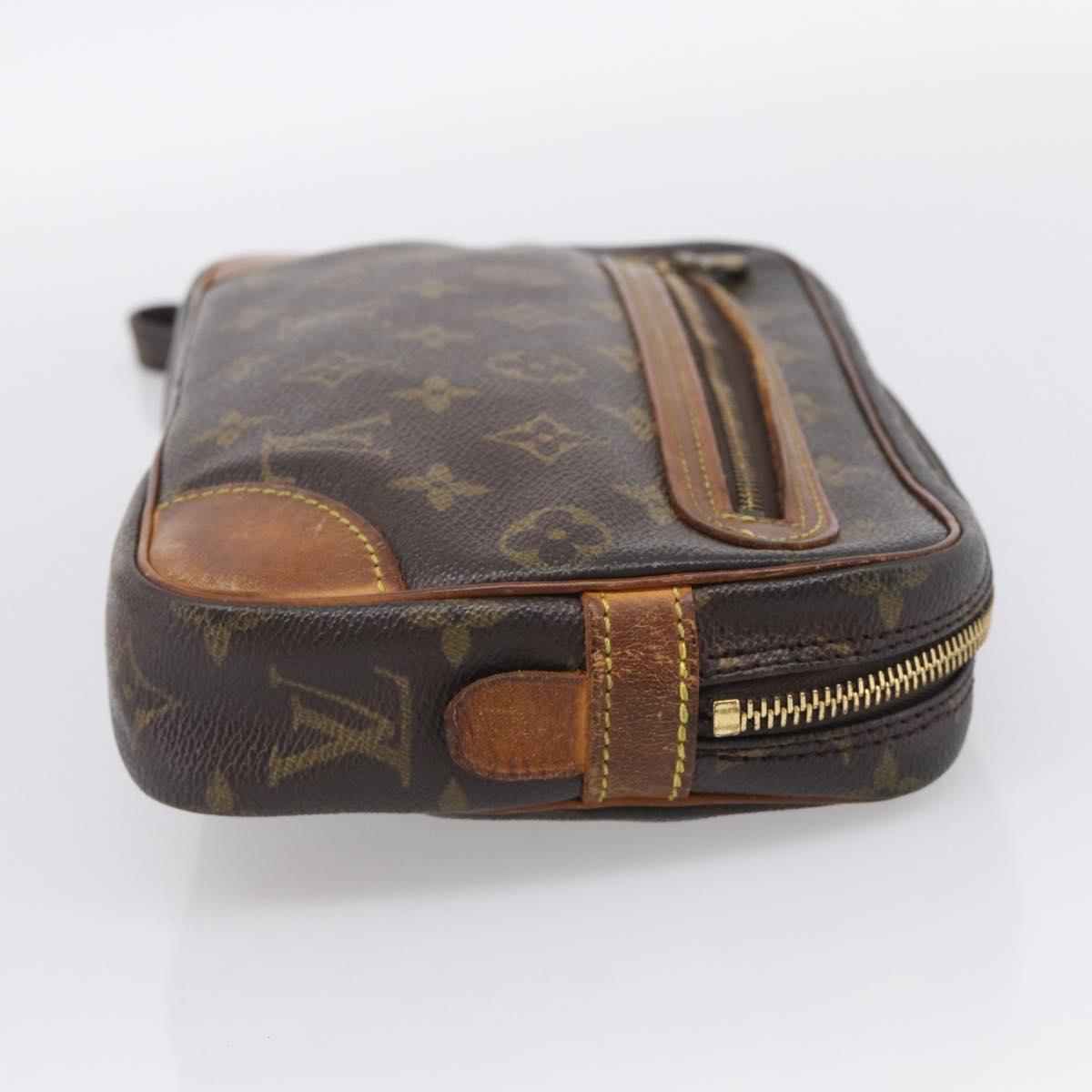 LOUIS VUITTON Monogram Marly Dragonne GM Clutch Bag M51825 LV Auth 215391