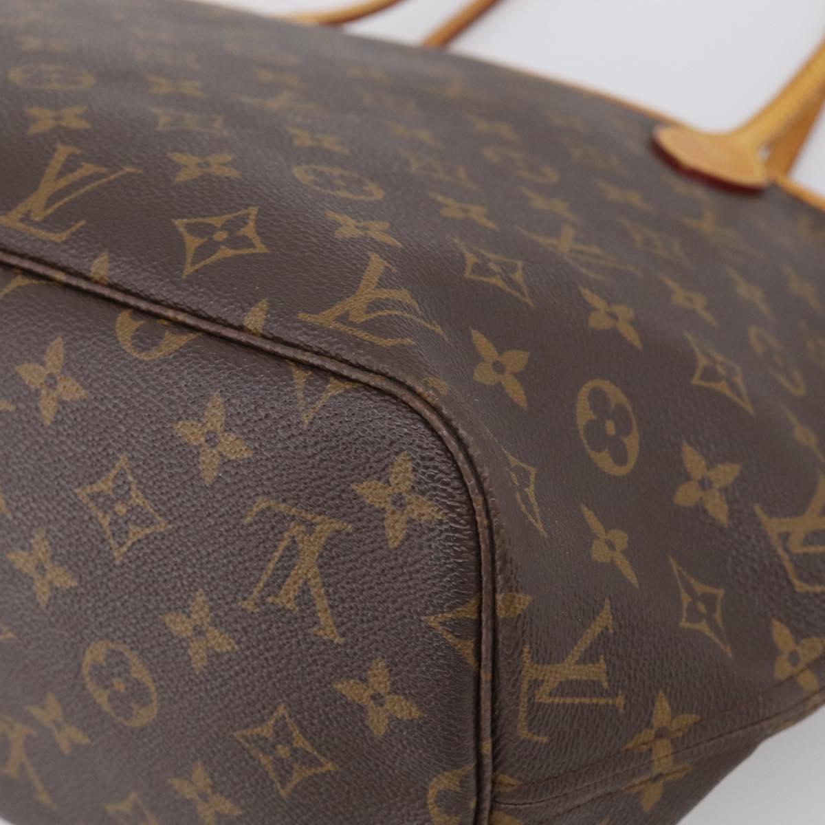 LOUIS VUITTON Monogram Neverfull MM Tote Bag M40156 LV Auth 215395A
