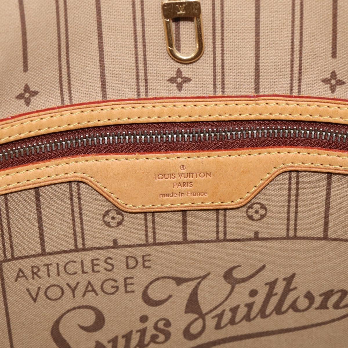 LOUIS VUITTON Monogram Neverfull MM Tote Bag M40156 LV Auth 215395A