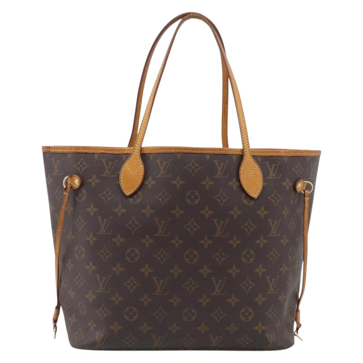 LOUIS VUITTON Monogram Neverfull MM Tote Bag M40156 LV Auth 215395A