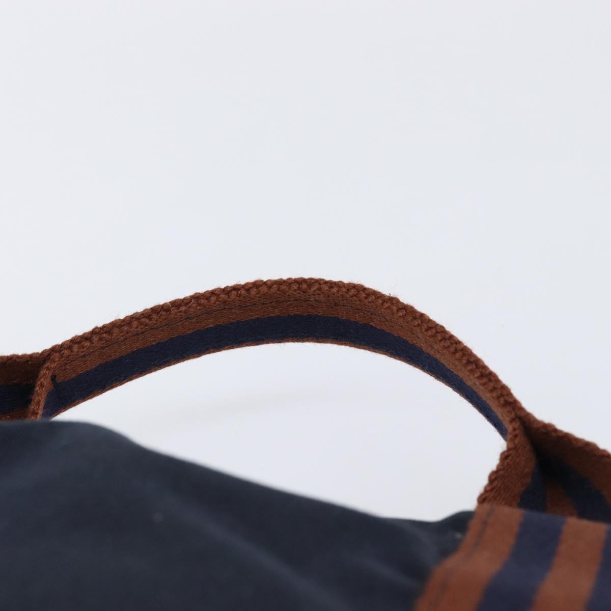 HERMES Fourre Tout Porte Documents Business Bag Canvas Navy Auth 215403A