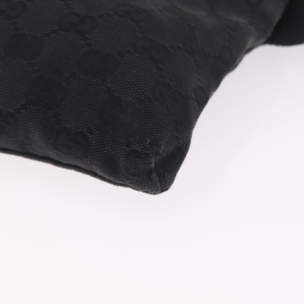 GUCCI GG Canvas Body Bag Black 28566 Auth 215404