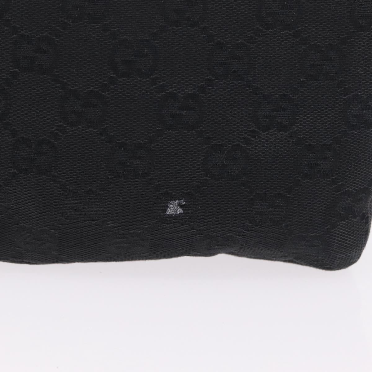 GUCCI GG Canvas Body Bag Black 28566 Auth 215404