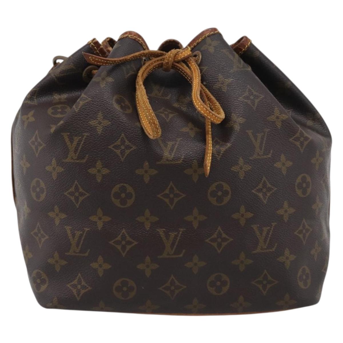 LOUIS VUITTON Monogram Petit Noe Shoulder Bag M42226 LV Auth 215411