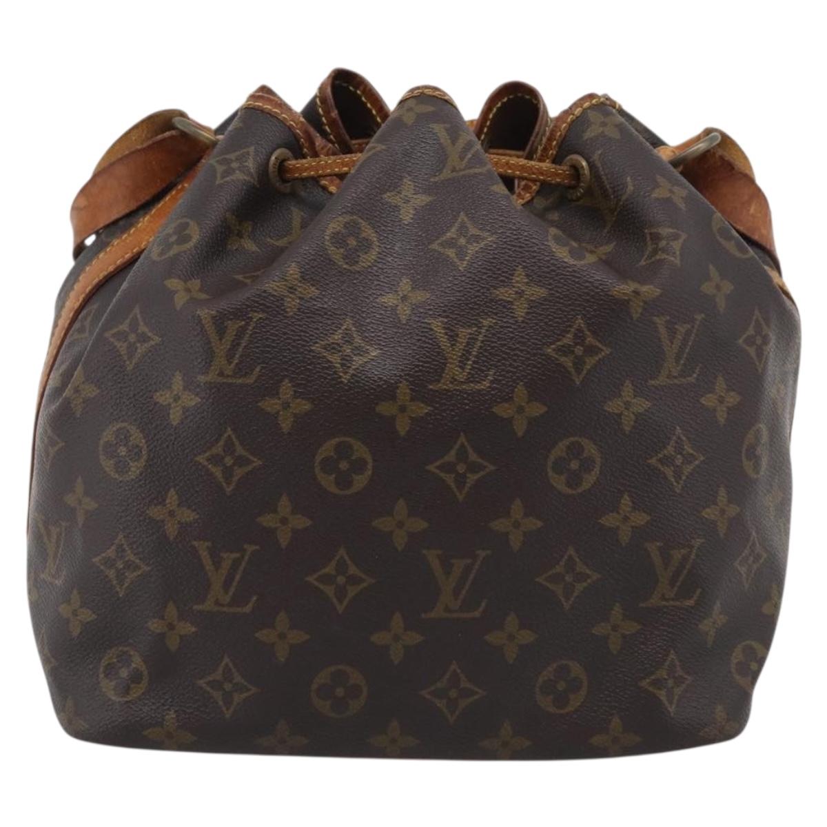 LOUIS VUITTON Monogram Petit Noe Shoulder Bag M42226 LV Auth 215411