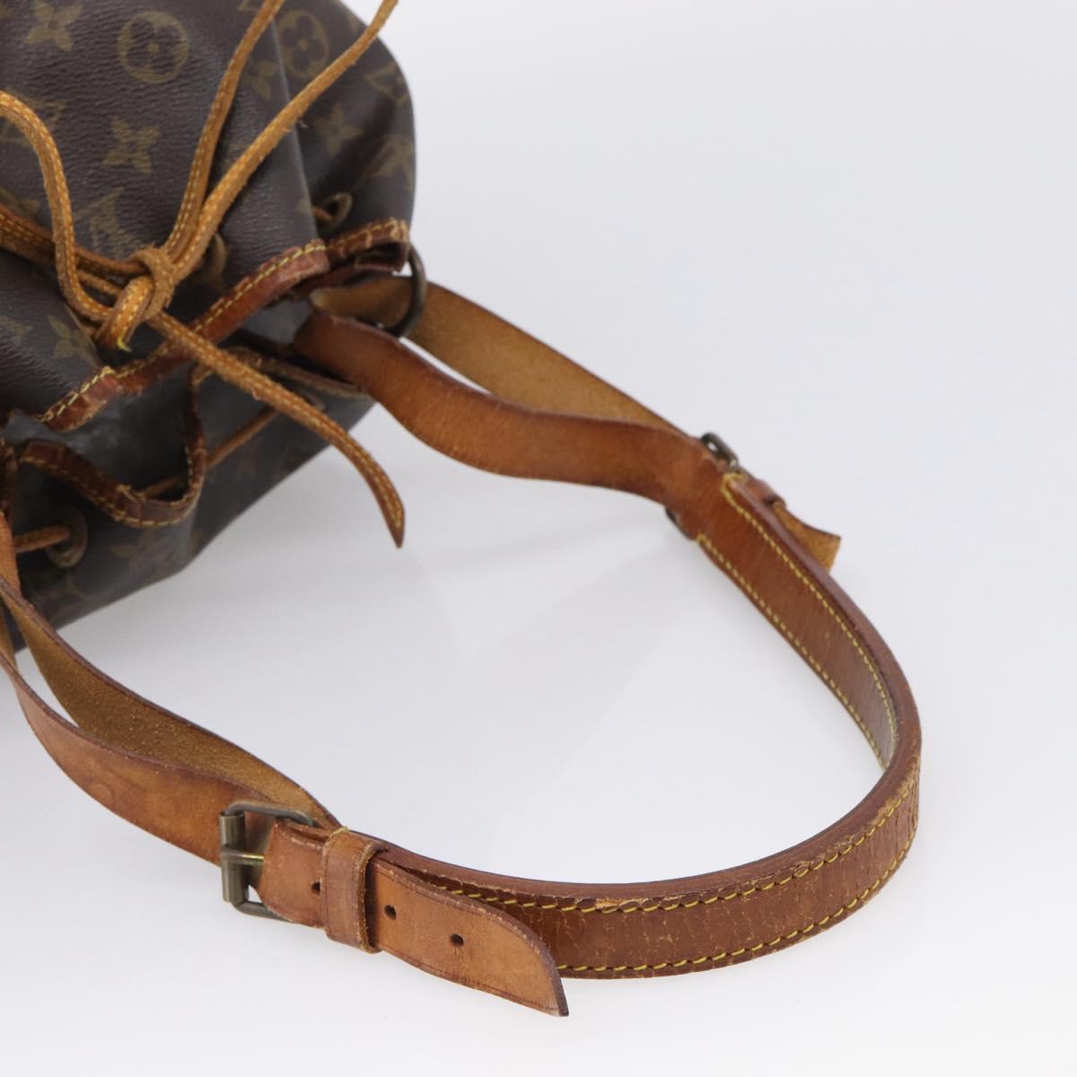 LOUIS VUITTON Monogram Petit Noe Shoulder Bag M42226 LV Auth 215411