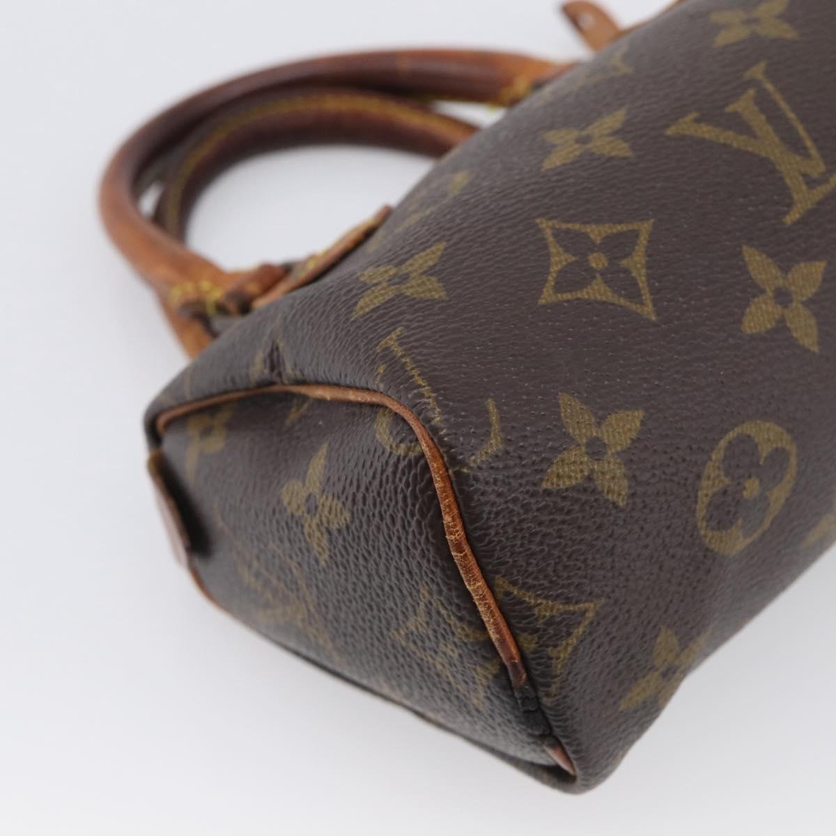 LOUIS VUITTON Monogram Mini Speedy Hand Bag M41534 LV Auth 215414