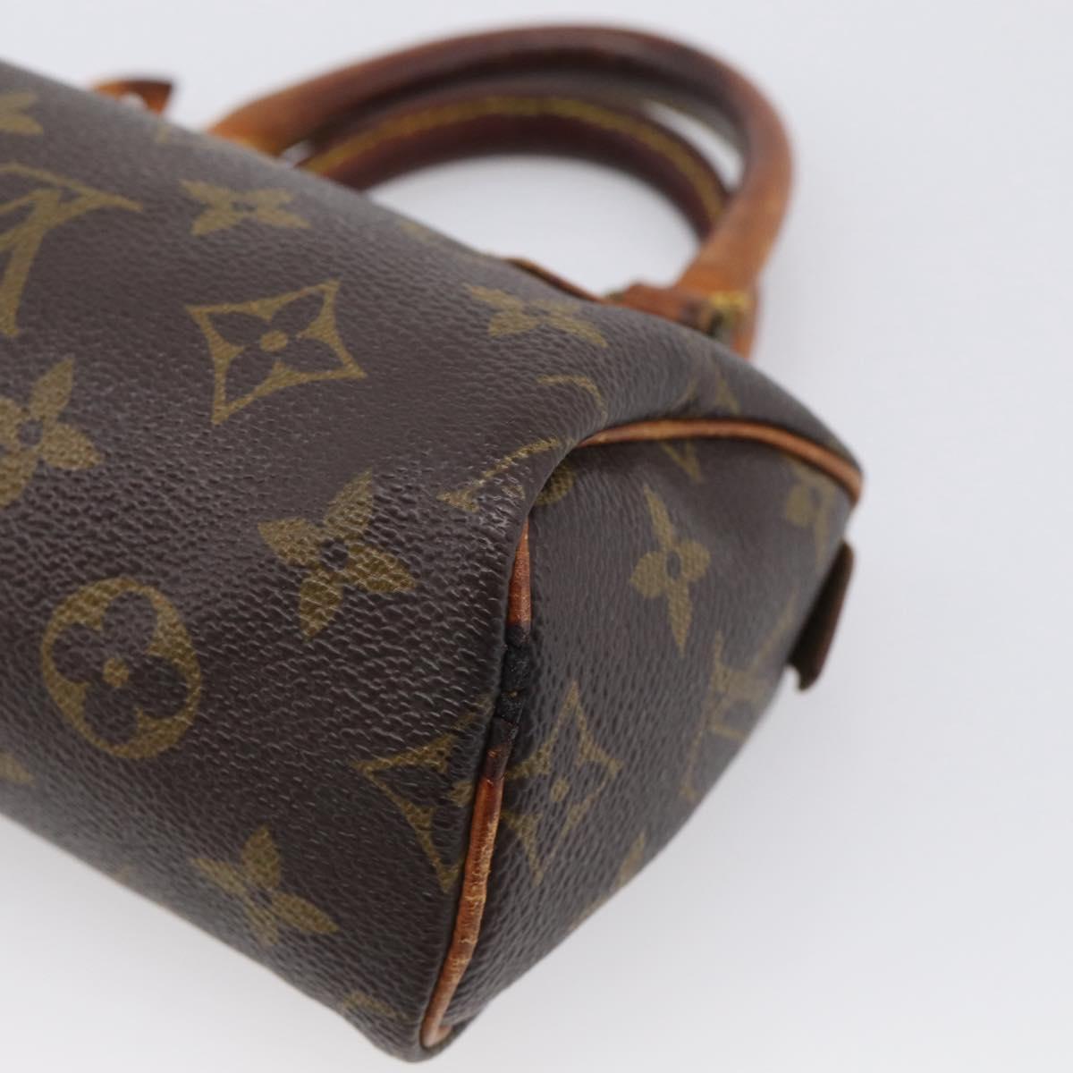 LOUIS VUITTON Monogram Mini Speedy Hand Bag M41534 LV Auth 215414