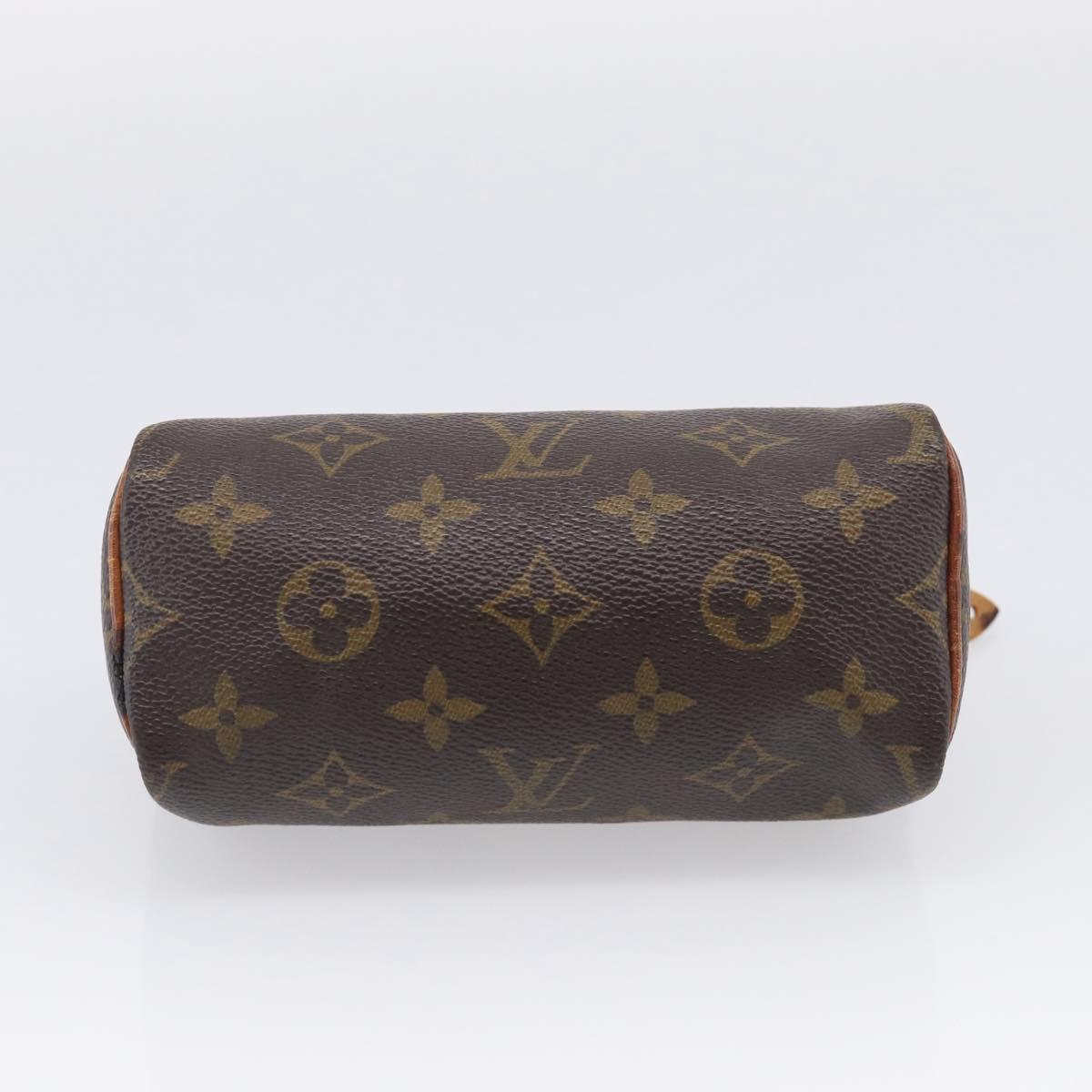 LOUIS VUITTON Monogram Mini Speedy Hand Bag M41534 LV Auth 215414