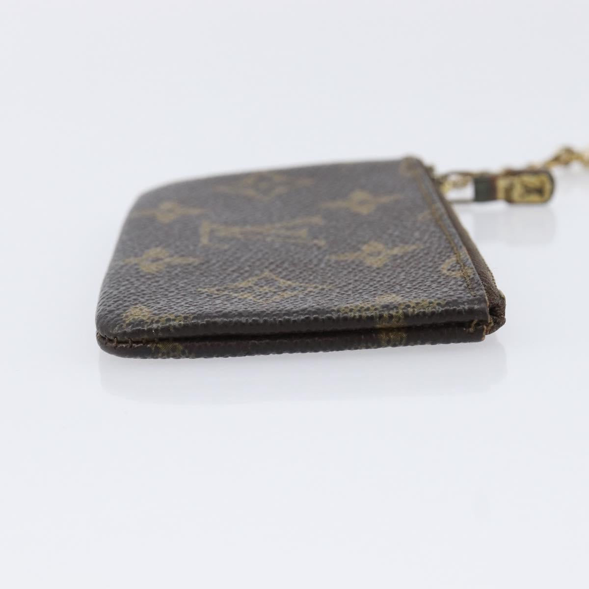LOUIS VUITTON Monogram Pochette Cles Coin Purse M60033 LV Auth 215433