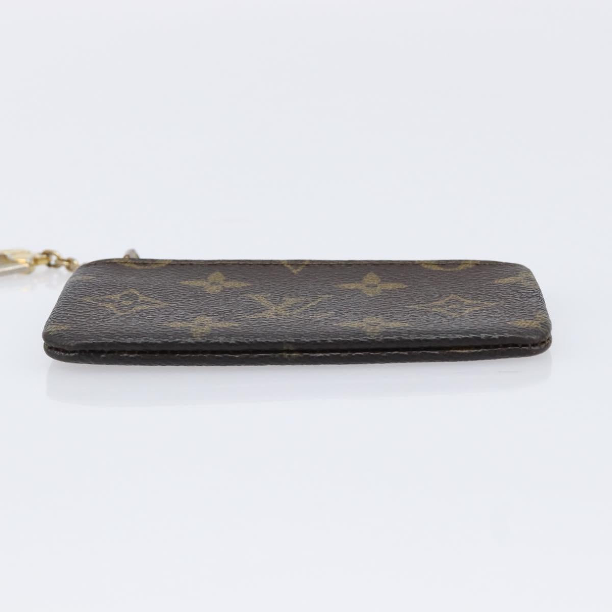 LOUIS VUITTON Monogram Pochette Cles Coin Purse M60033 LV Auth 215433