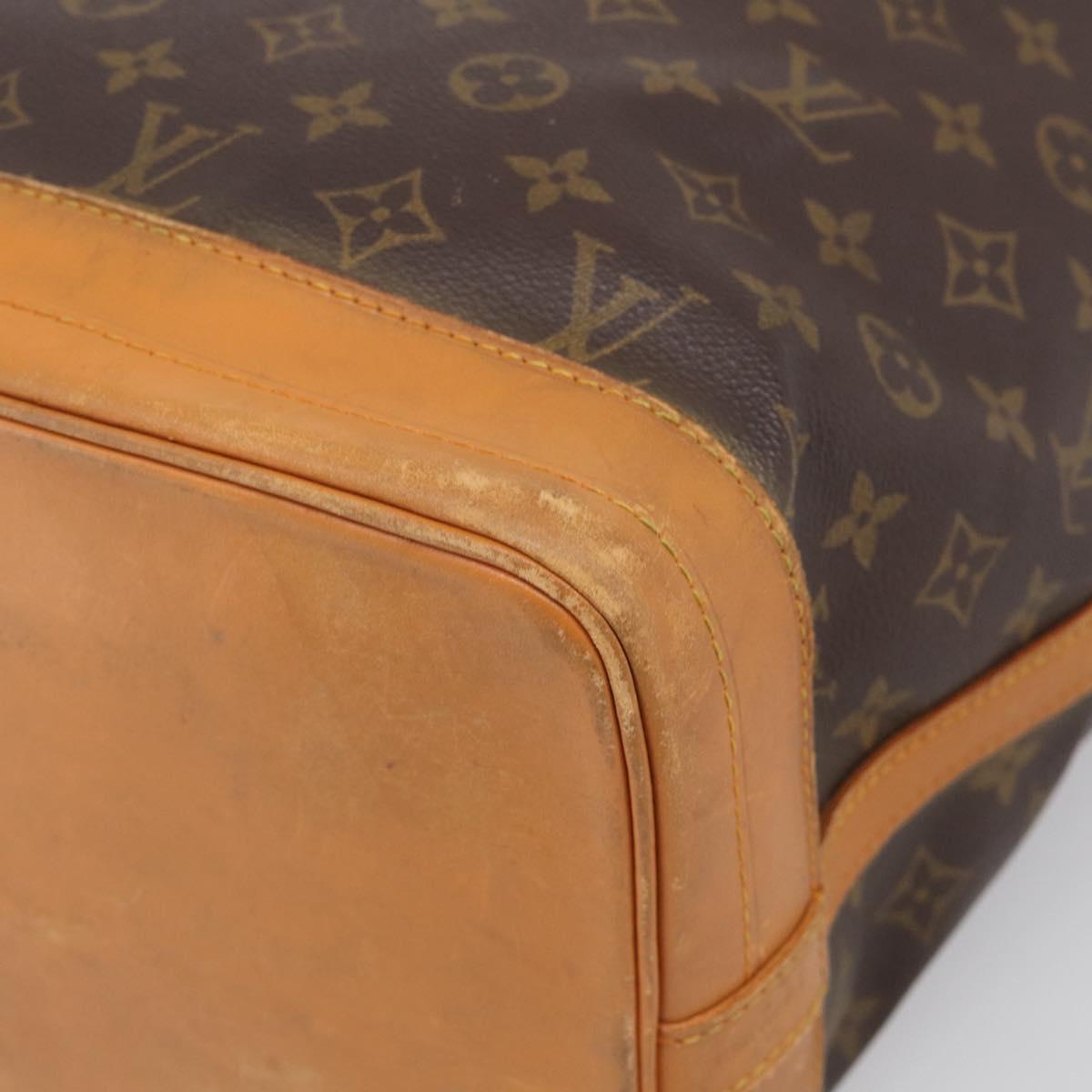 LOUIS VUITTON Monogram Noe Shoulder Bag M42224 LV Auth 215527