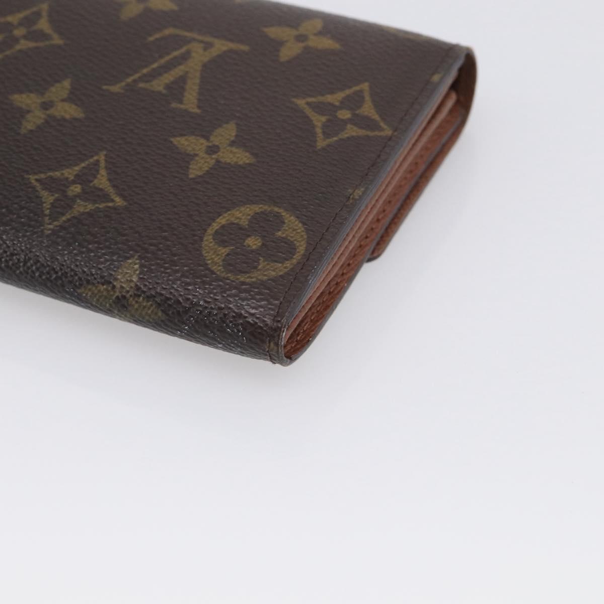 LOUIS VUITTON Monogram Portefeuille Sarah Long Wallet M61734 LV Auth 215535