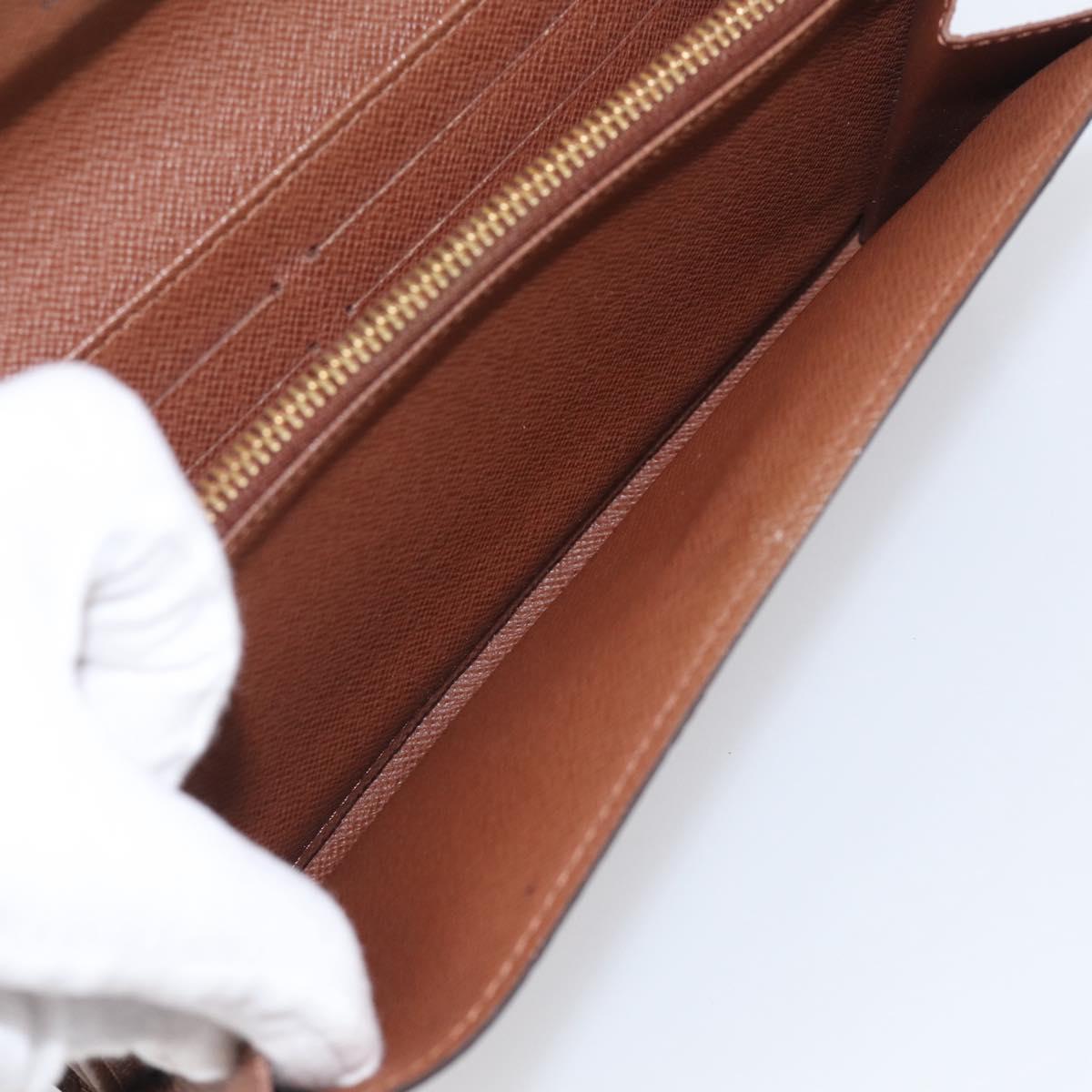 LOUIS VUITTON Monogram Portefeuille Sarah Long Wallet M61734 LV Auth 215535