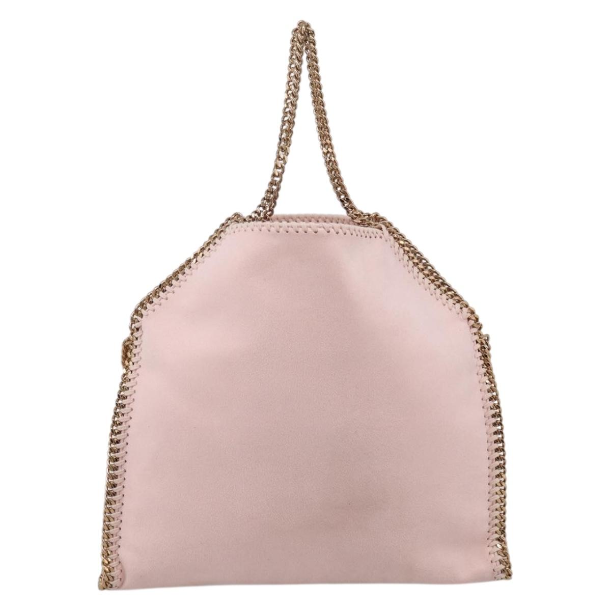 Stella McCartney Chain Falabella Bag Polyester 2way Pink 234387 Auth 215543A