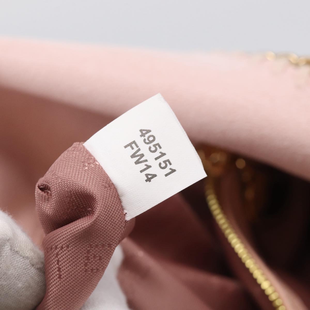 Stella McCartney Chain Falabella Bag Polyester 2way Pink 234387 Auth 215543A