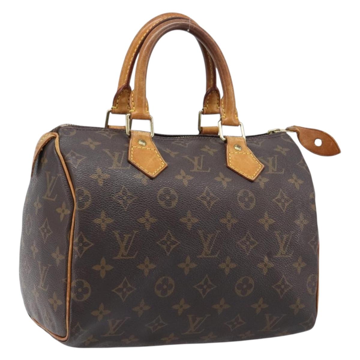 LOUIS VUITTON Monogram Speedy 25 Hand Bag M41528 LV Auth 215545