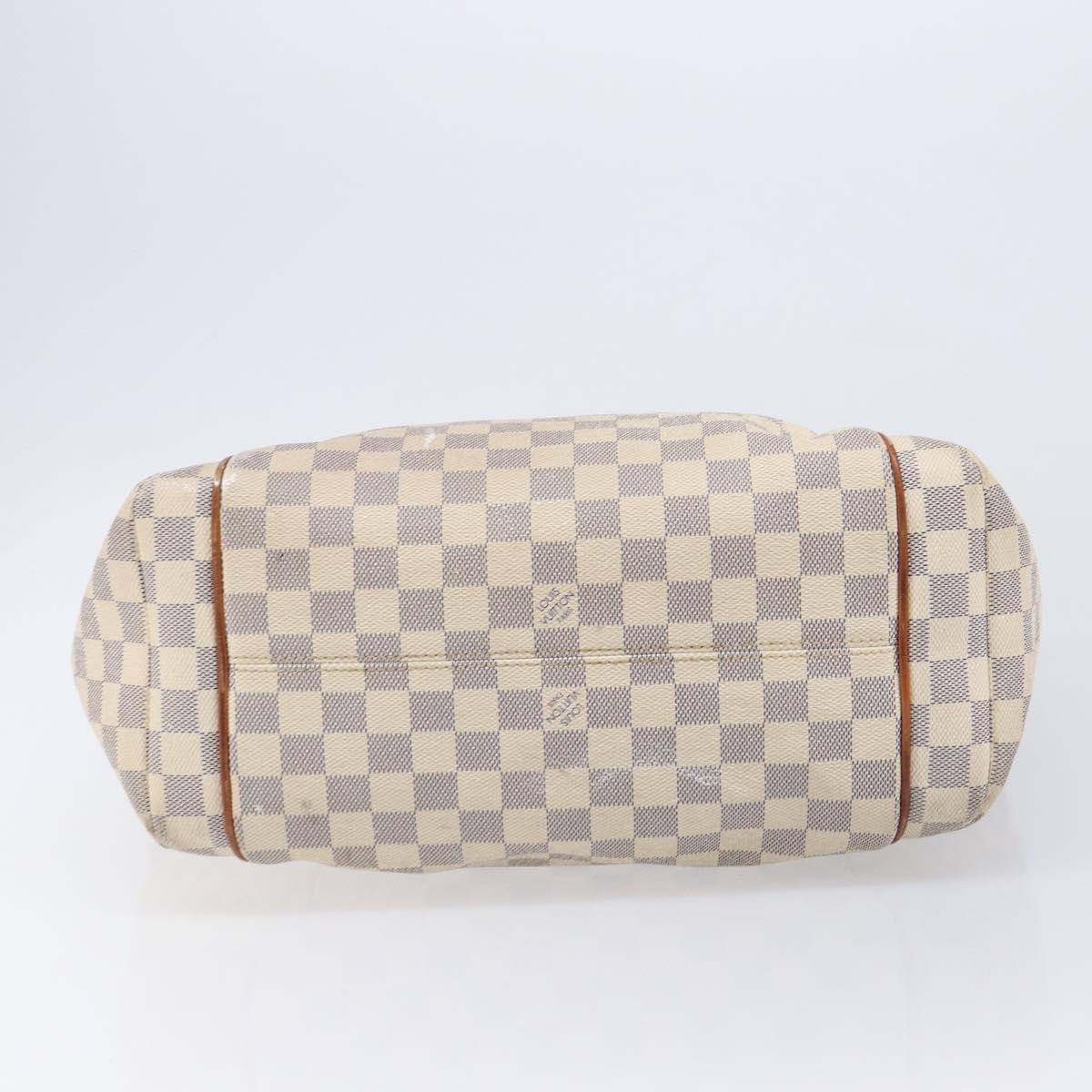 LOUIS VUITTON Damier Azur Totally MM Tote Bag N51262 LV Auth 215548