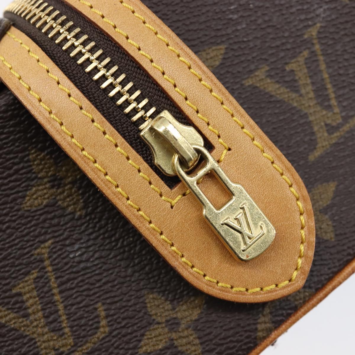 LOUIS VUITTON Monogram Trousse Patte Pression Pouch M47636 LV Auth 215549