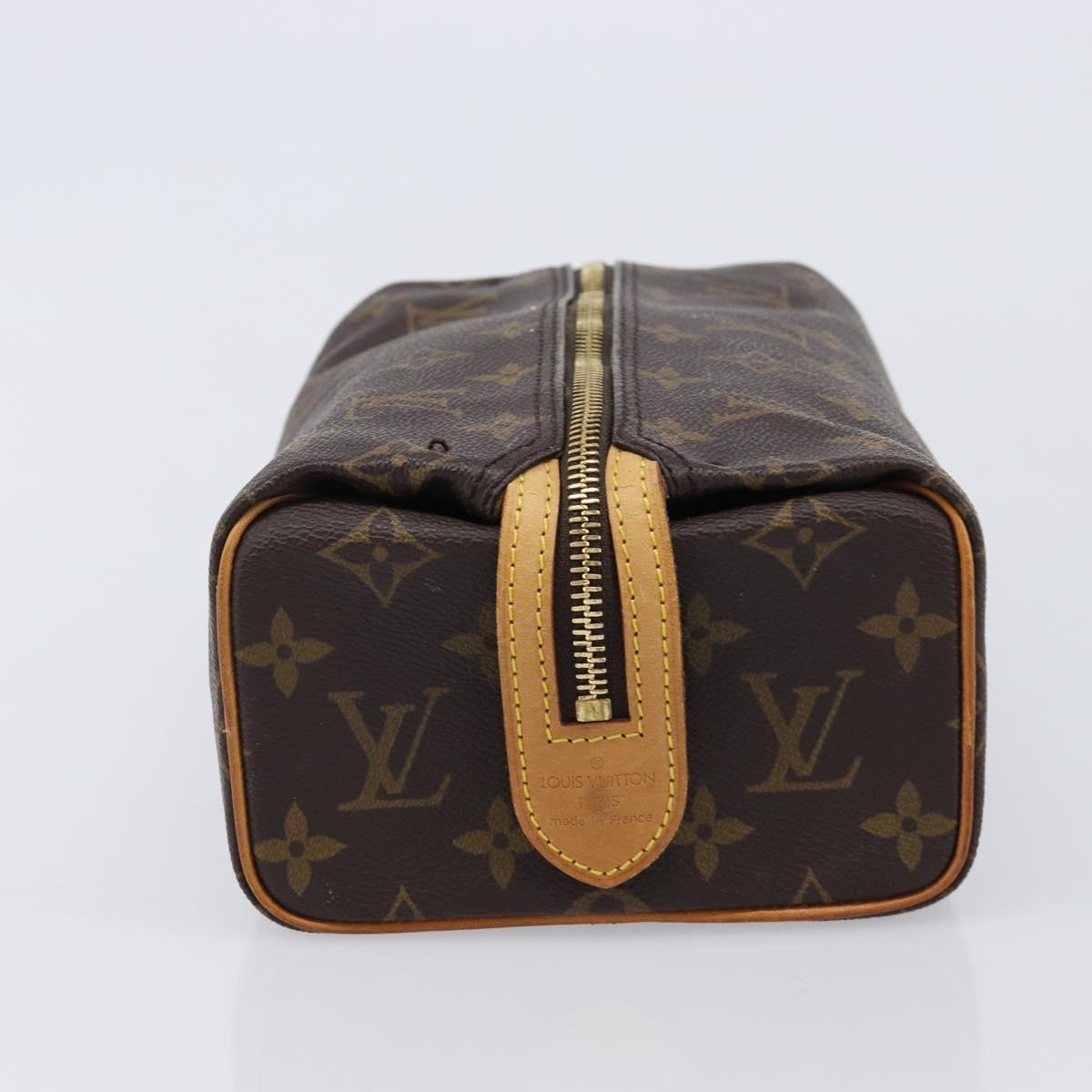 LOUIS VUITTON Monogram Trousse Patte Pression Pouch M47636 LV Auth 215549