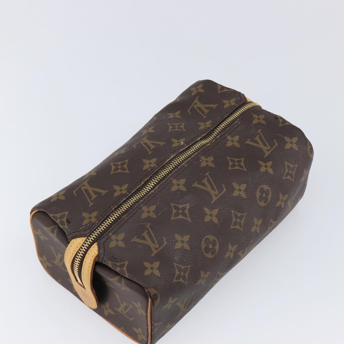 LOUIS VUITTON Monogram Trousse Patte Pression Pouch M47636 LV Auth 215549