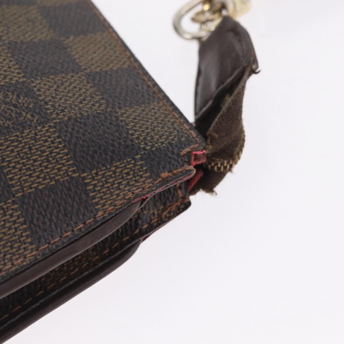 LOUIS VUITTON Damier Ebene Sophie Shoulder Bag N51135 LV Auth 215550