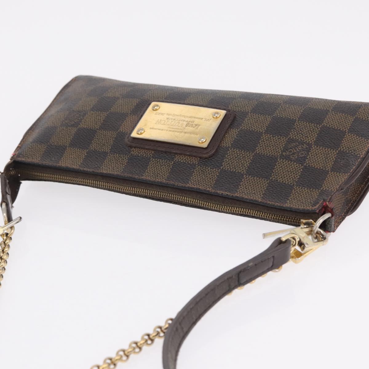 LOUIS VUITTON Damier Ebene Sophie Shoulder Bag N51135 LV Auth 215550