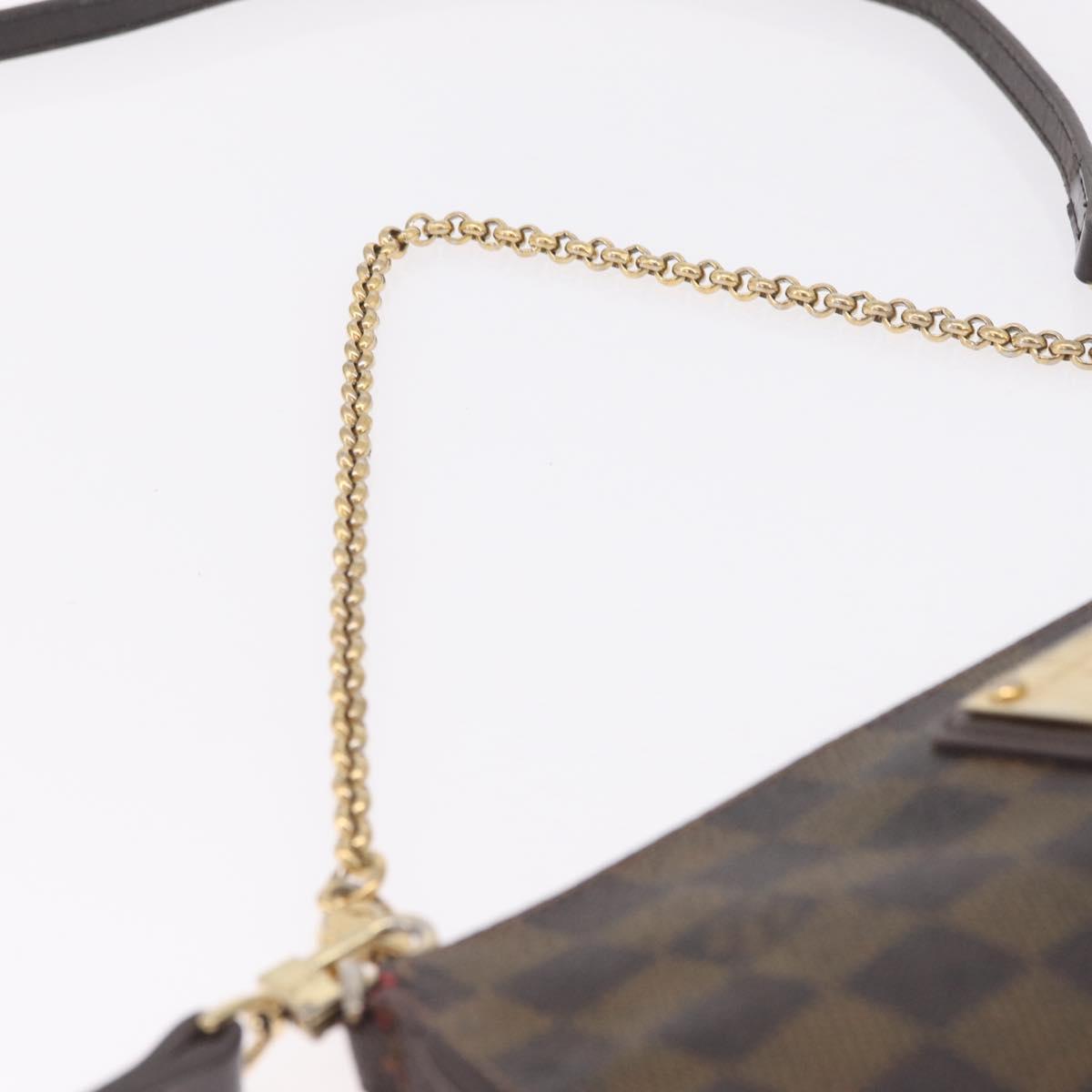 LOUIS VUITTON Damier Ebene Sophie Shoulder Bag N51135 LV Auth 215550