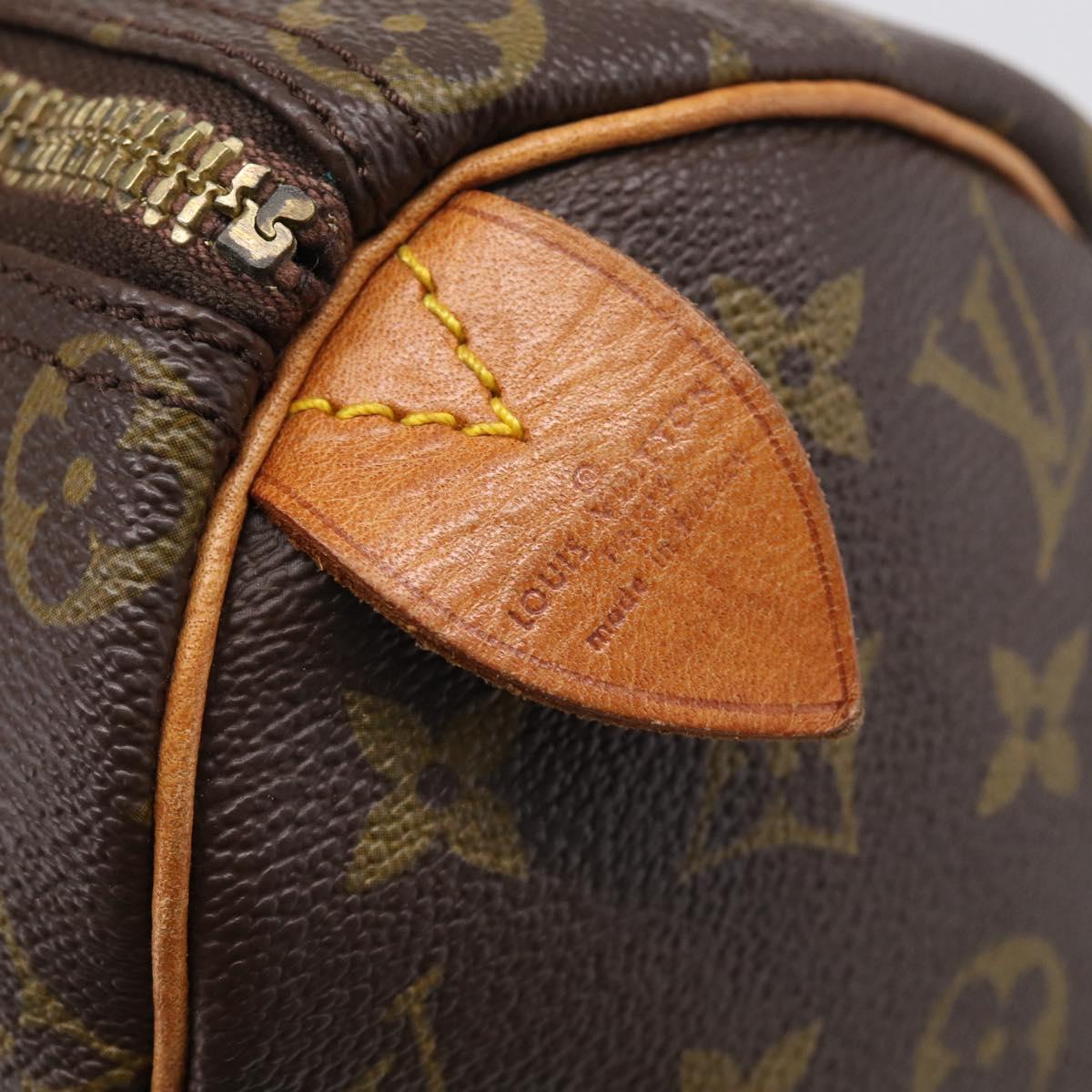 LOUIS VUITTON Monogram Speedy 25 Hand Bag M41528 LV Auth 215561V