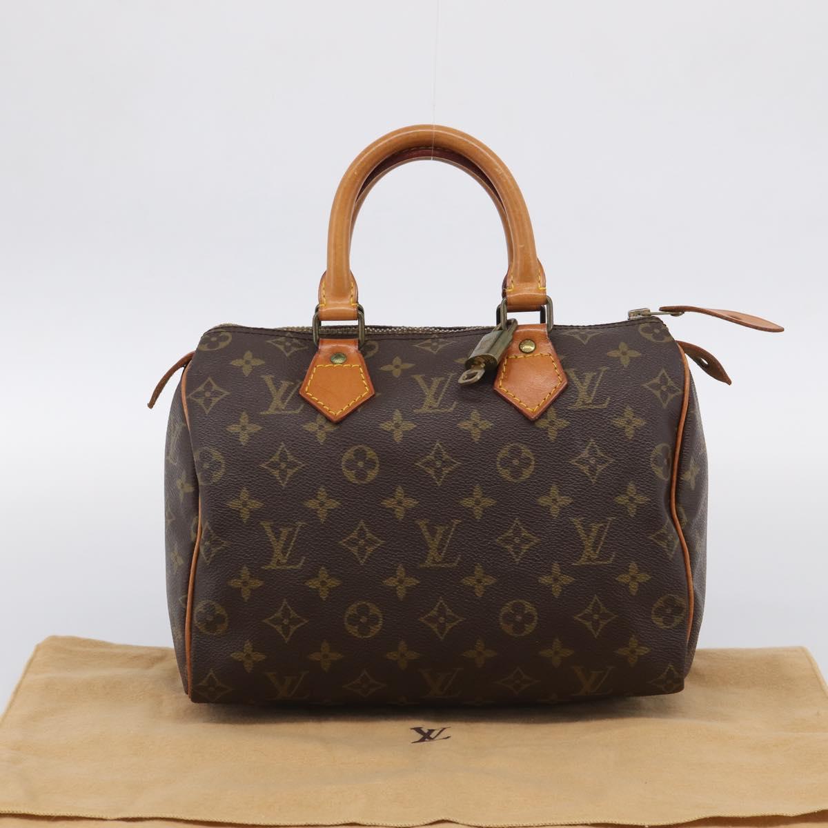 LOUIS VUITTON Monogram Speedy 25 Hand Bag M41528 LV Auth 215561V