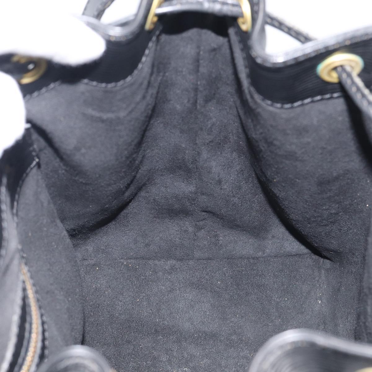 LOUIS VUITTON Epi Petit Noe Shoulder Bag Black M44102 LV Auth 215577V