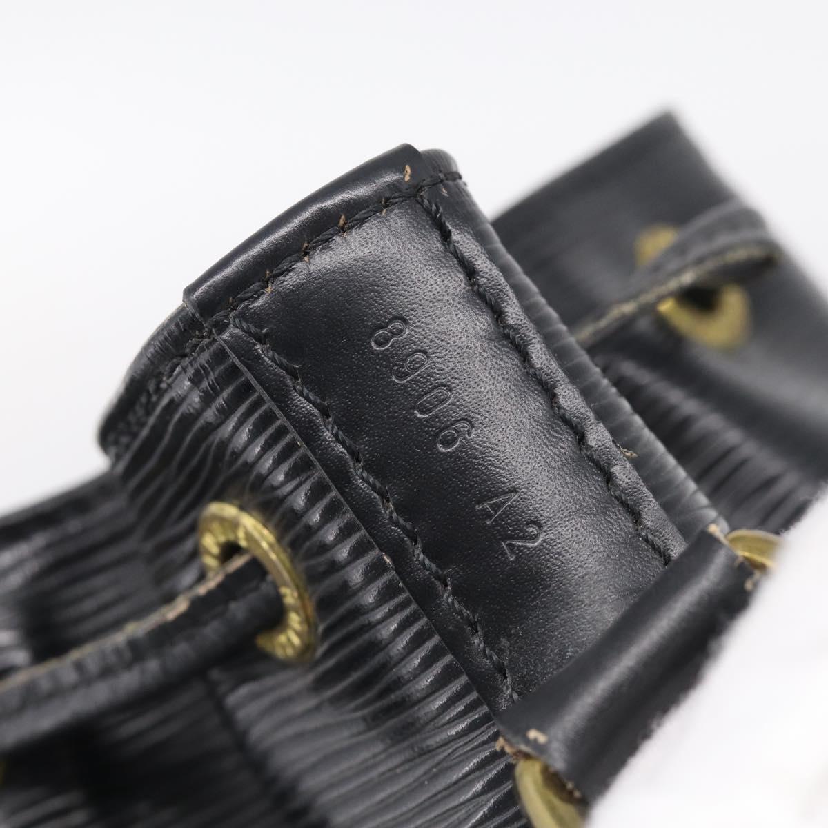 LOUIS VUITTON Epi Petit Noe Shoulder Bag Black M44102 LV Auth 215577V