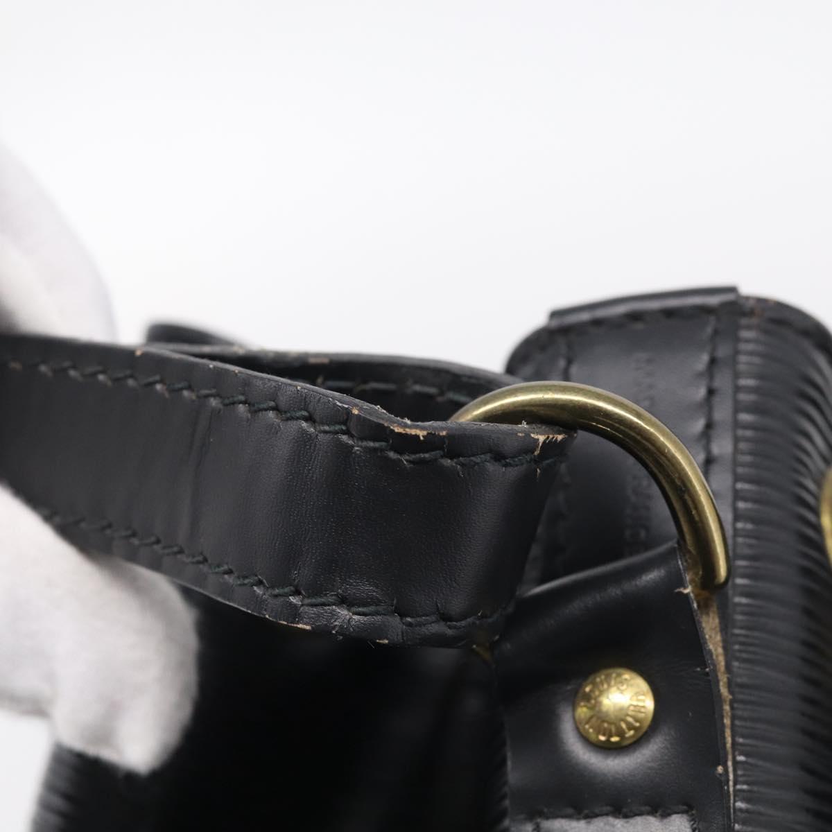 LOUIS VUITTON Epi Petit Noe Shoulder Bag Black M44102 LV Auth 215577V