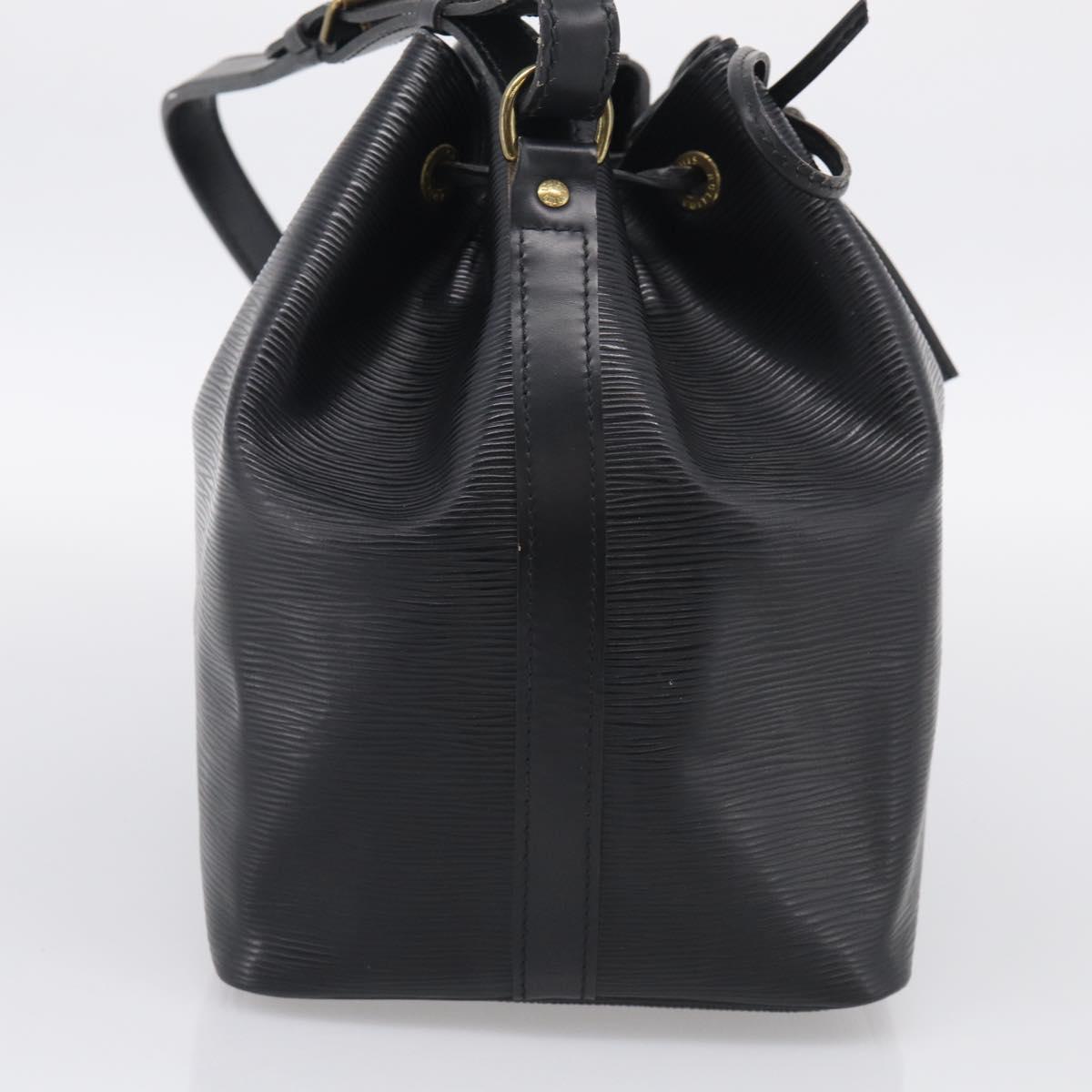 LOUIS VUITTON Epi Petit Noe Shoulder Bag Black M44102 LV Auth 215577V