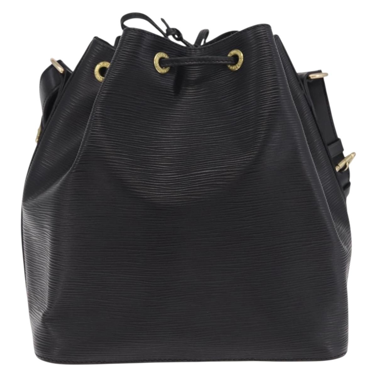 LOUIS VUITTON Epi Noe Shoulder Bag Black M44002 LV Auth 215583V