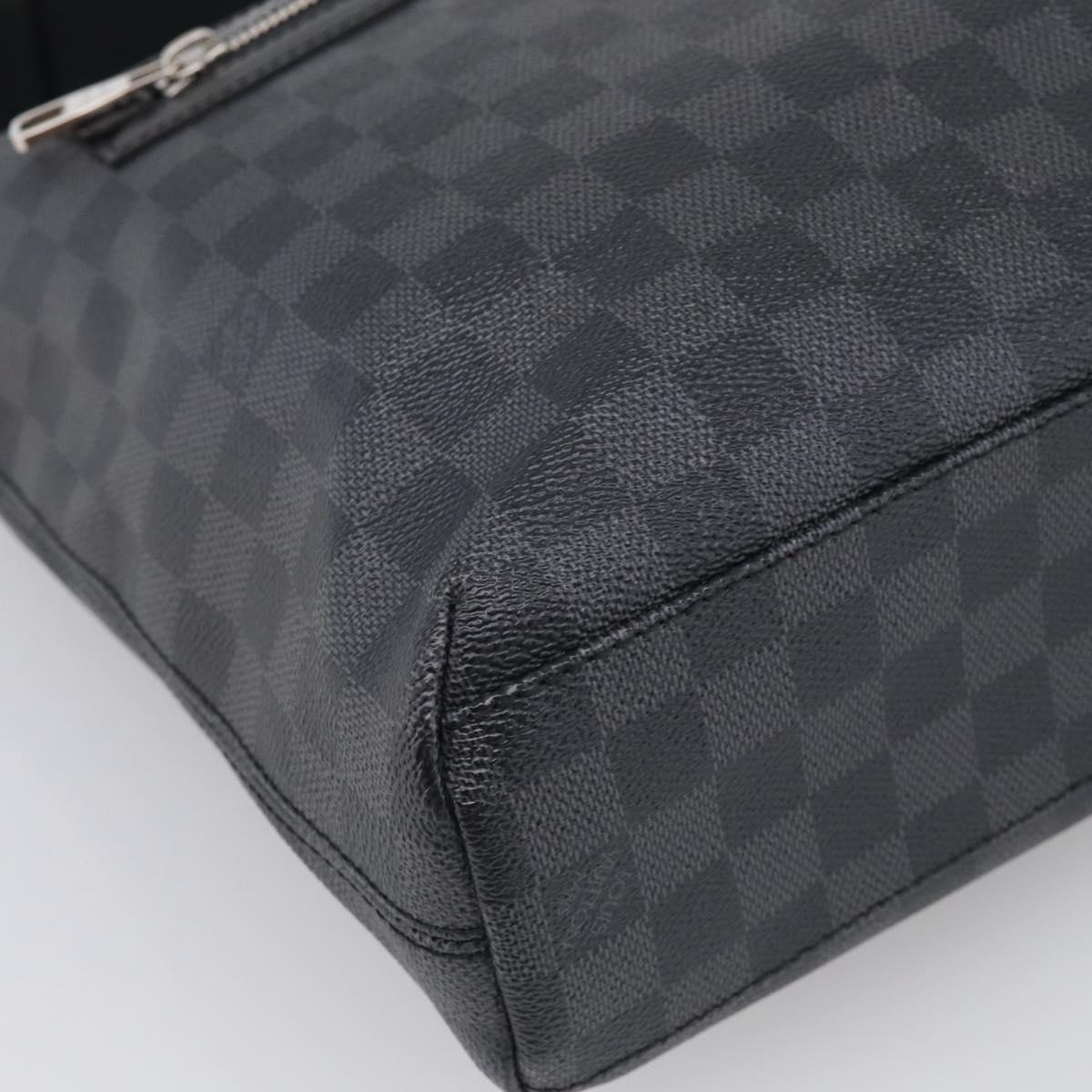 LOUIS VUITTON Damier Graphite Mick GM Shoulder Bag N41105 LV Auth 215595V
