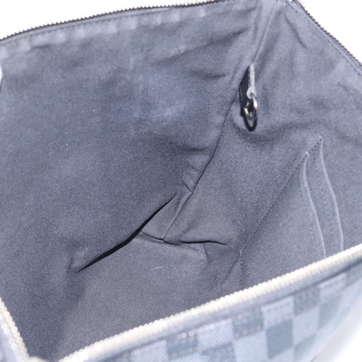 LOUIS VUITTON Damier Graphite Mick GM Shoulder Bag N41105 LV Auth 215595V