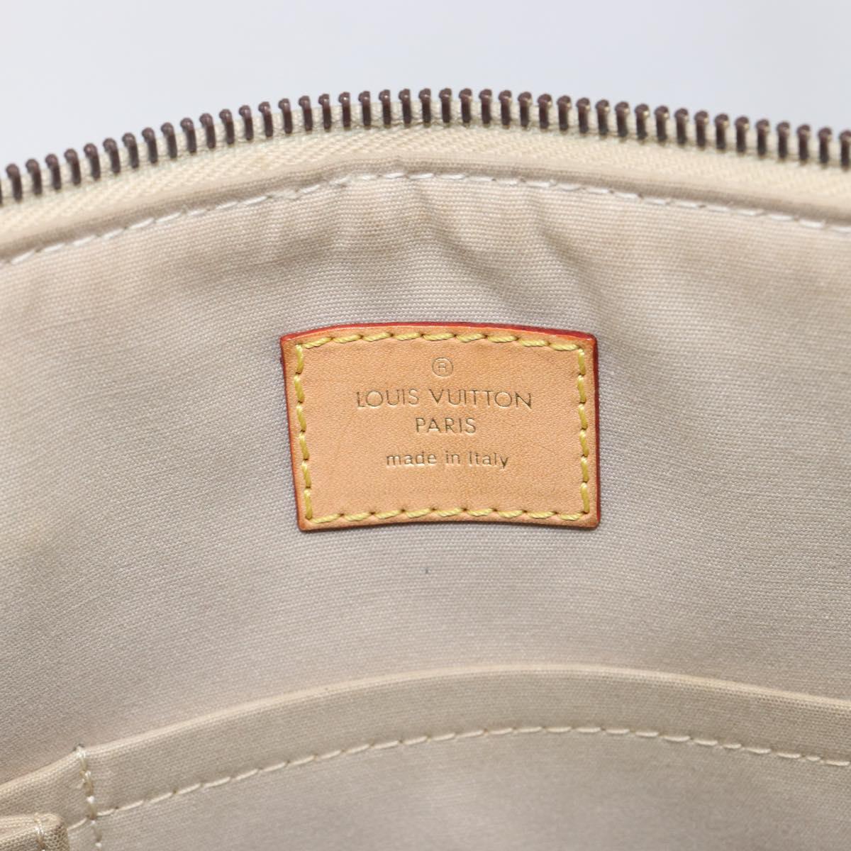 LOUIS VUITTON Monogram Miroir Bellevue GM Tote Bag Gold LV Auth 215596