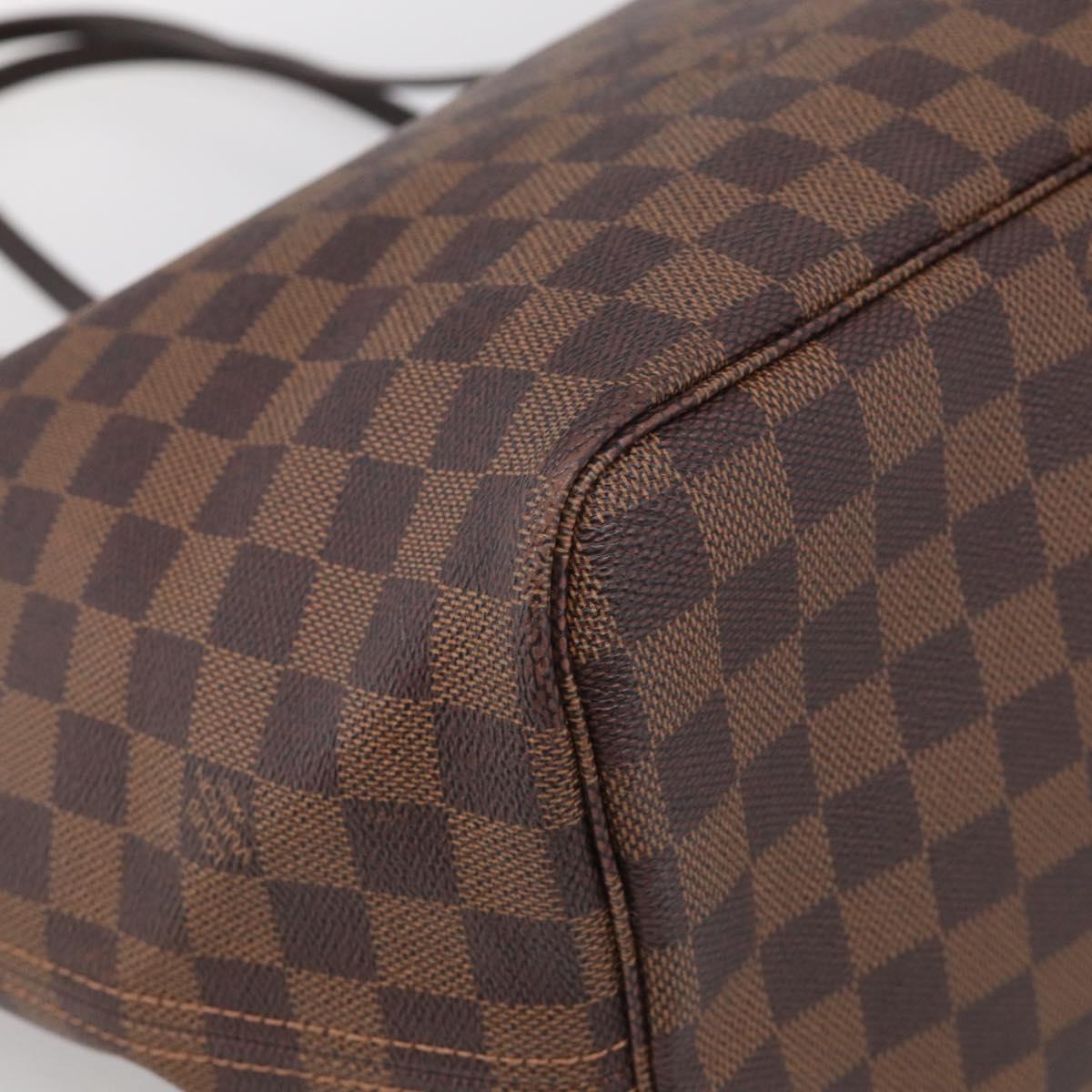 LOUIS VUITTON Damier Ebene Neverfull GM Tote Bag N51106 LV Auth 215600V