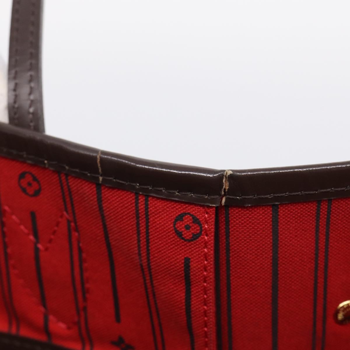 LOUIS VUITTON Damier Ebene Neverfull GM Tote Bag N51106 LV Auth 215600V