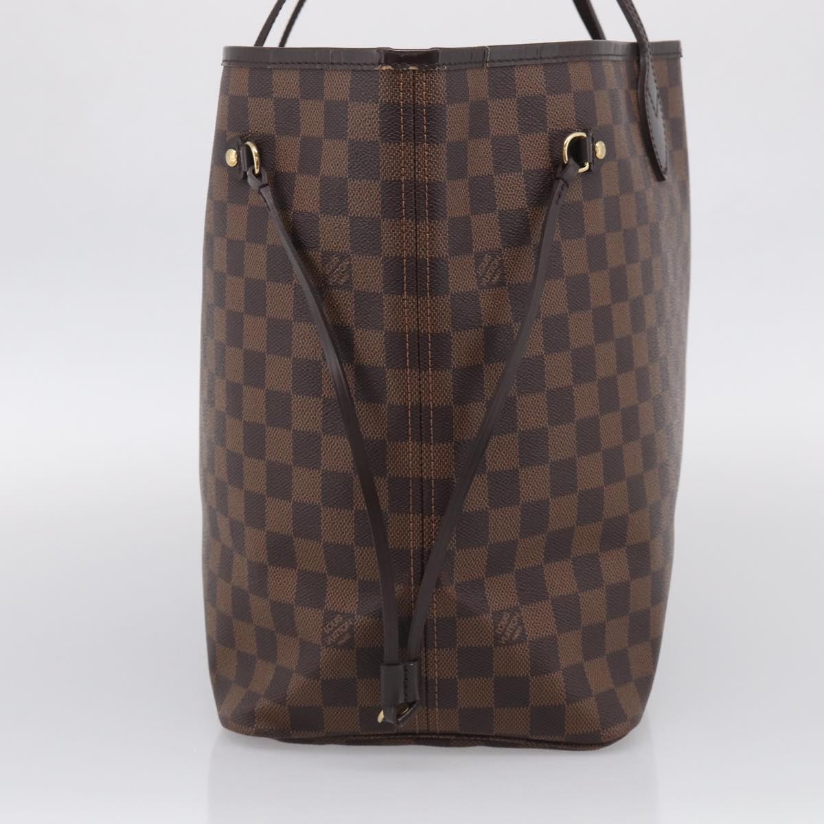 LOUIS VUITTON Damier Ebene Neverfull GM Tote Bag N51106 LV Auth 215600V
