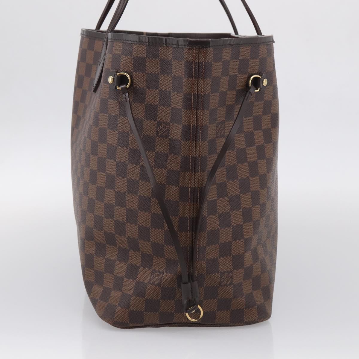 LOUIS VUITTON Damier Ebene Neverfull GM Tote Bag N51106 LV Auth 215600V